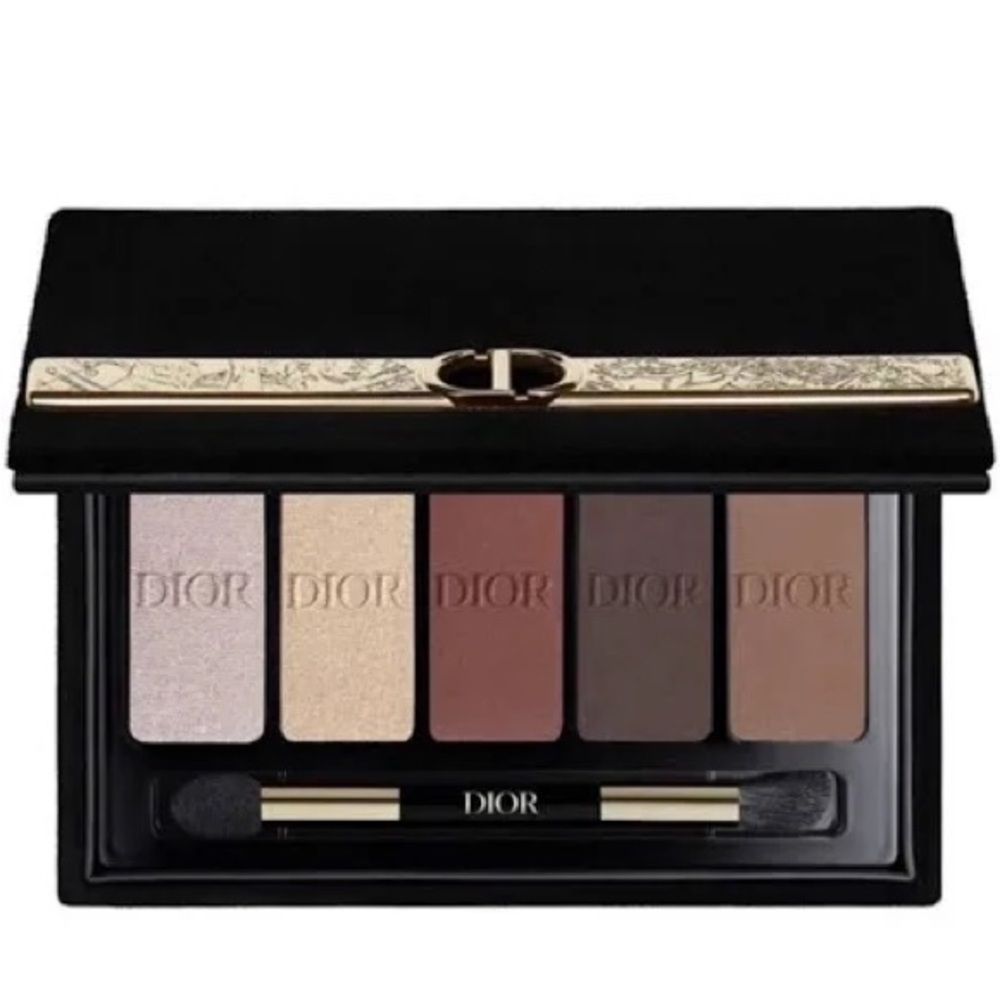 DIOR Limited Edition 5-Color Eyeshadow Palette 🎨✨ Velvet Collector Case - Picture 3 of 4